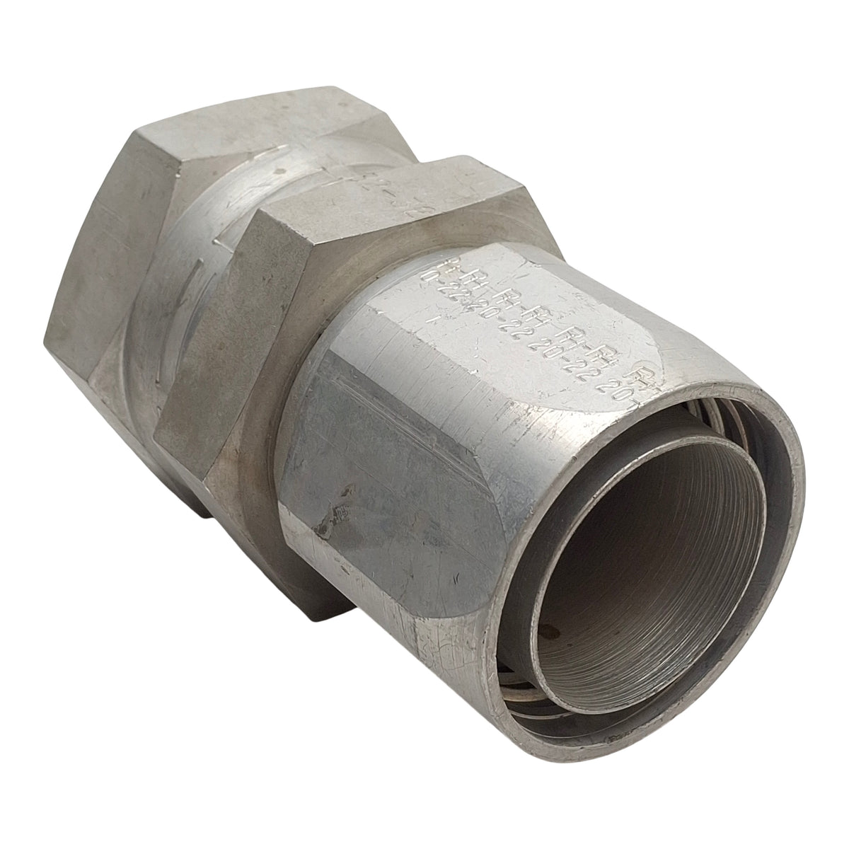 Used Parker 20622-20-22 Hydraulic Fitting, 22 Series, -20 Hose to -22 Flared Port