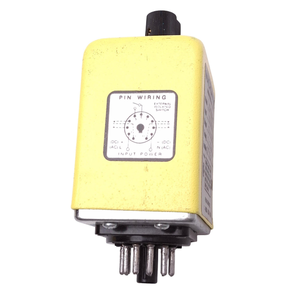 Used Macromatic SS-77622-07 Time Delay Relay, DPDT 10A Max, 1-30s, 120VAC/DC Coil