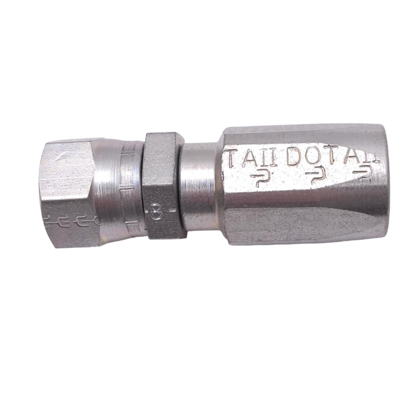New Parker R5-08-608 Hose Fitting, 13/32in R5-08 Hose to 1/2in JIC Female, 2000psi