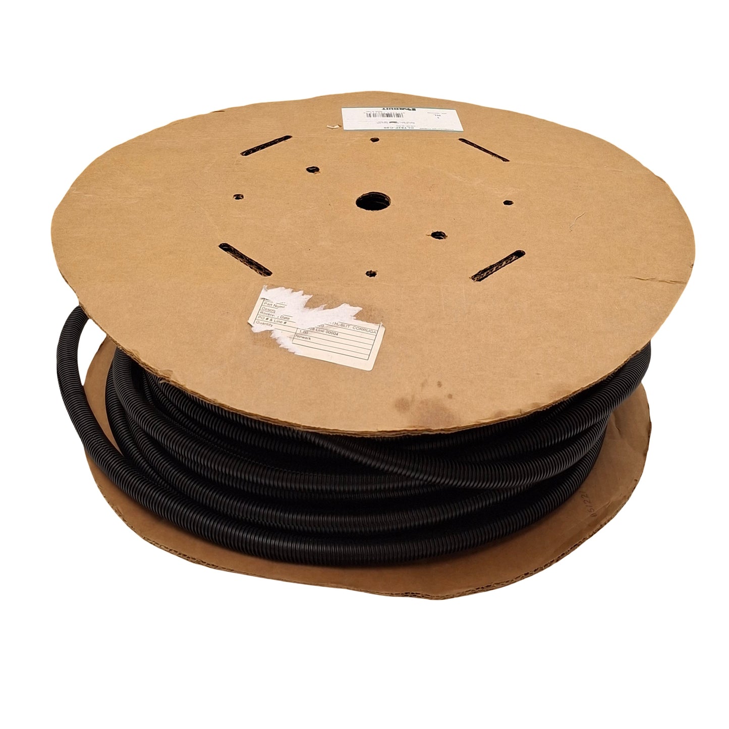 New – Open box Panduit CLT62F-C20 Corrugated Tubing, Pre-Slit, 0.62in Diameter, ~70ft Length