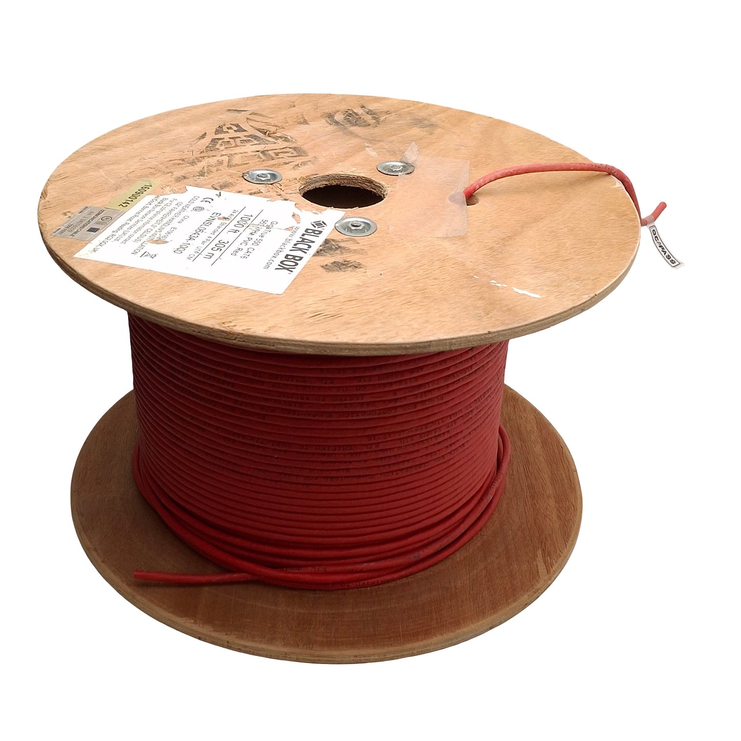 New – Open box Black Box EVNSL0643A-1000 Unshielded Cat6 550MHz Stranded Ethernet Cable, 1000ft