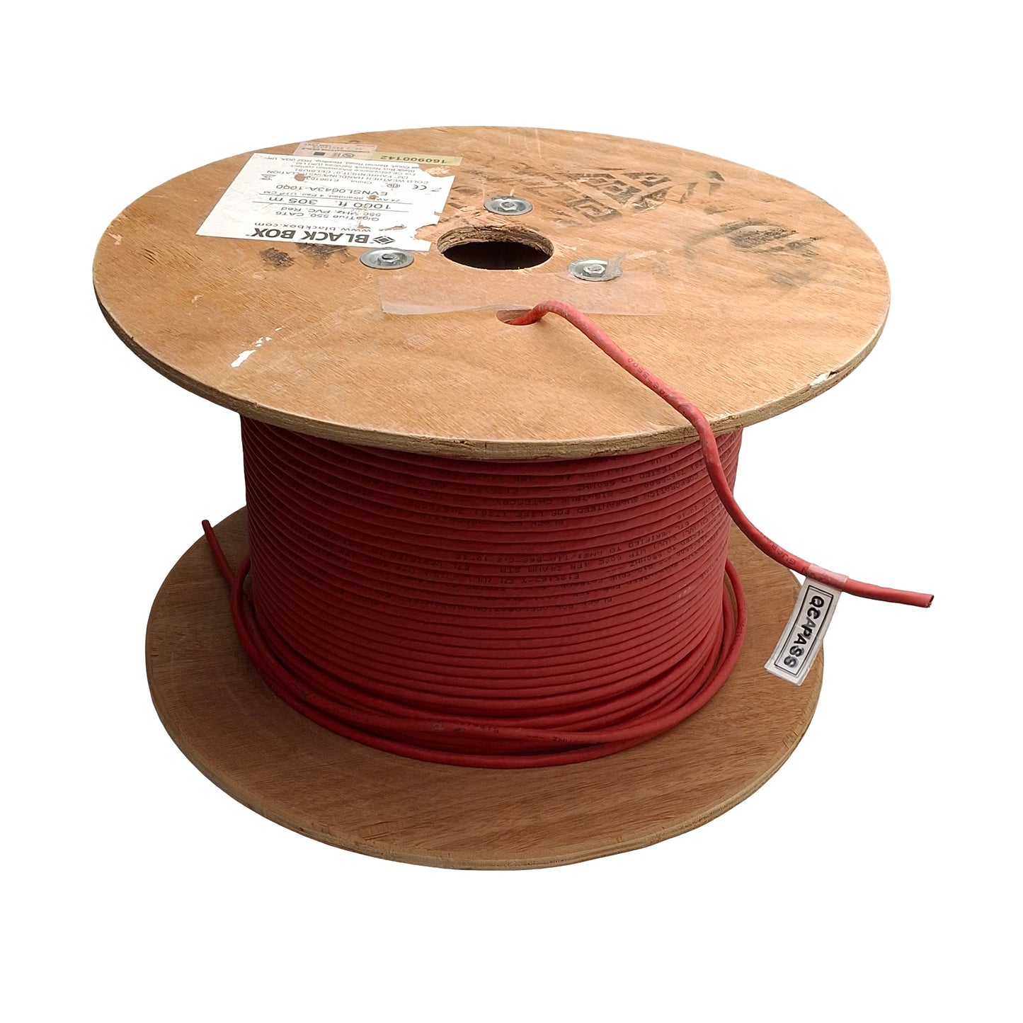 New – Open box Black Box EVNSL0643A-1000 Unshielded Cat6 550MHz Stranded Ethernet Cable, 1000ft