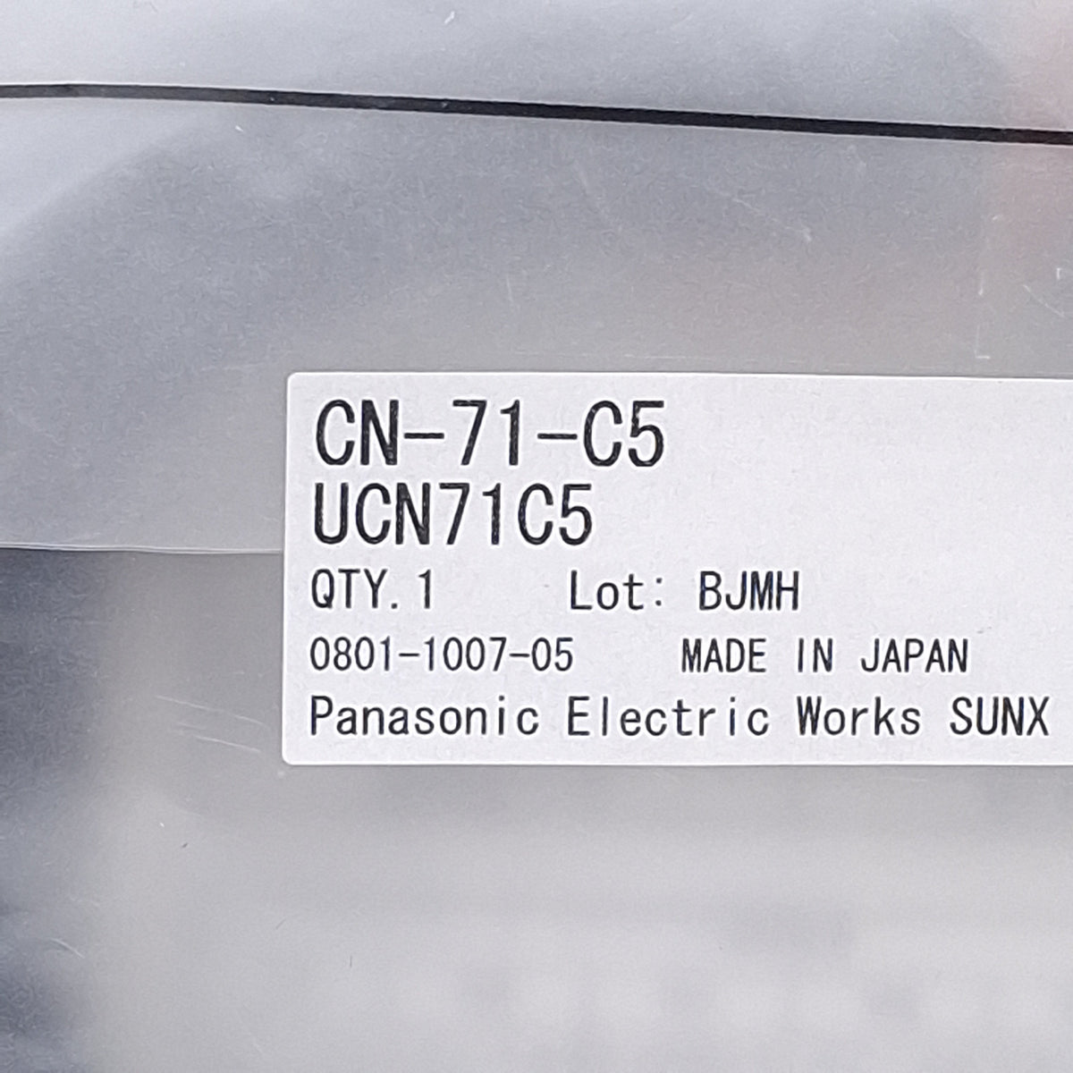 New Lot of 2 SunX Panasonic CN-71-C5 Quick-Connection Cable, 1-Pin to 1-Wire Lead 5m