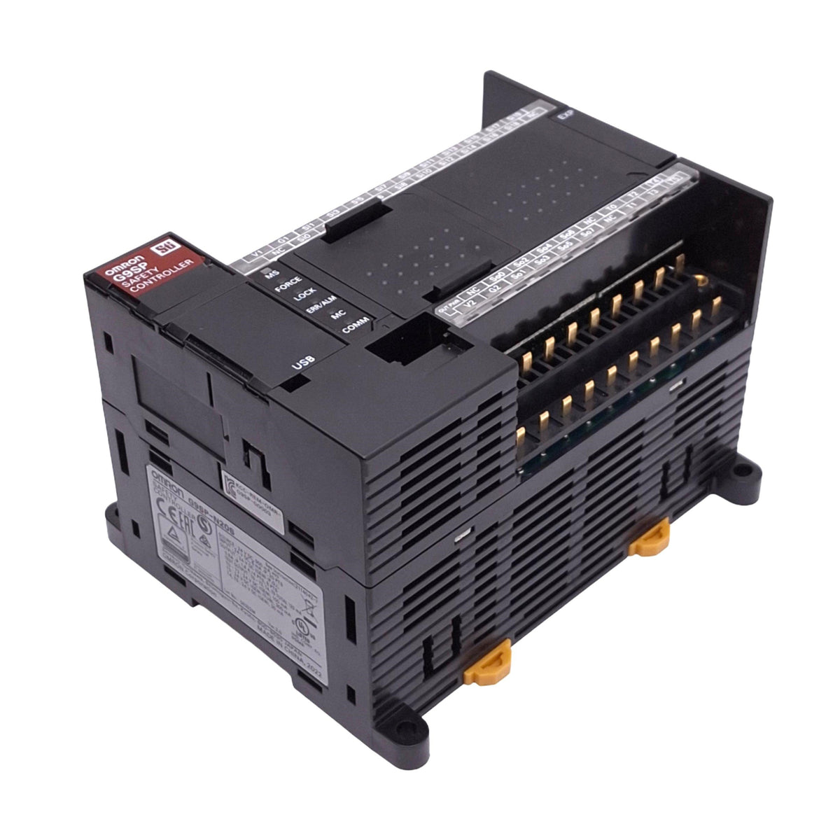 Used Omron G9SP-N20S Safety Controller, 28 Safety PNP I/O, 6 Test PNP Out, 24VDC