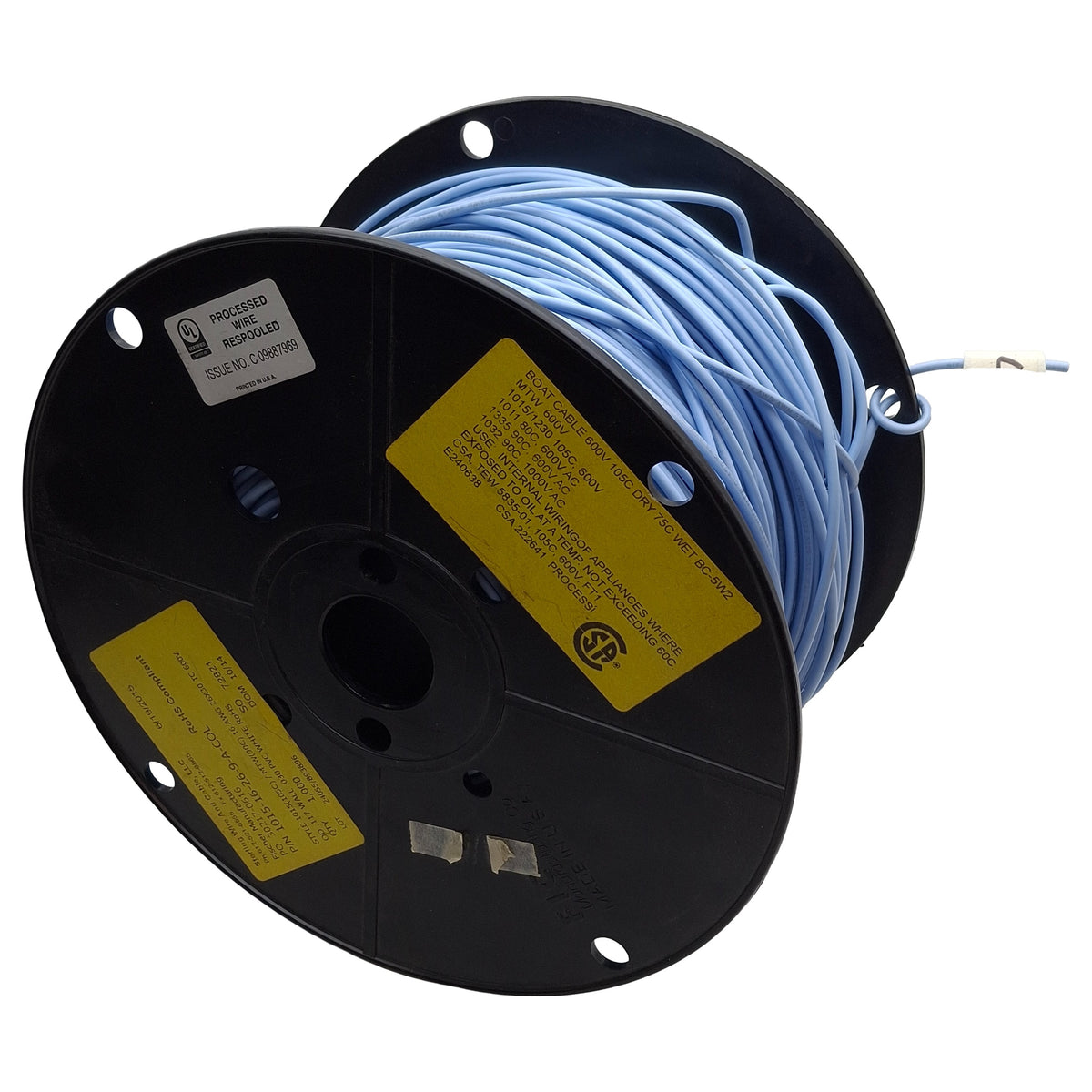 New – Open box Sterling Wire 1015-16-26-6-COL Boat Wire, T/C, 16AWG 26Str, ~425ft Length
