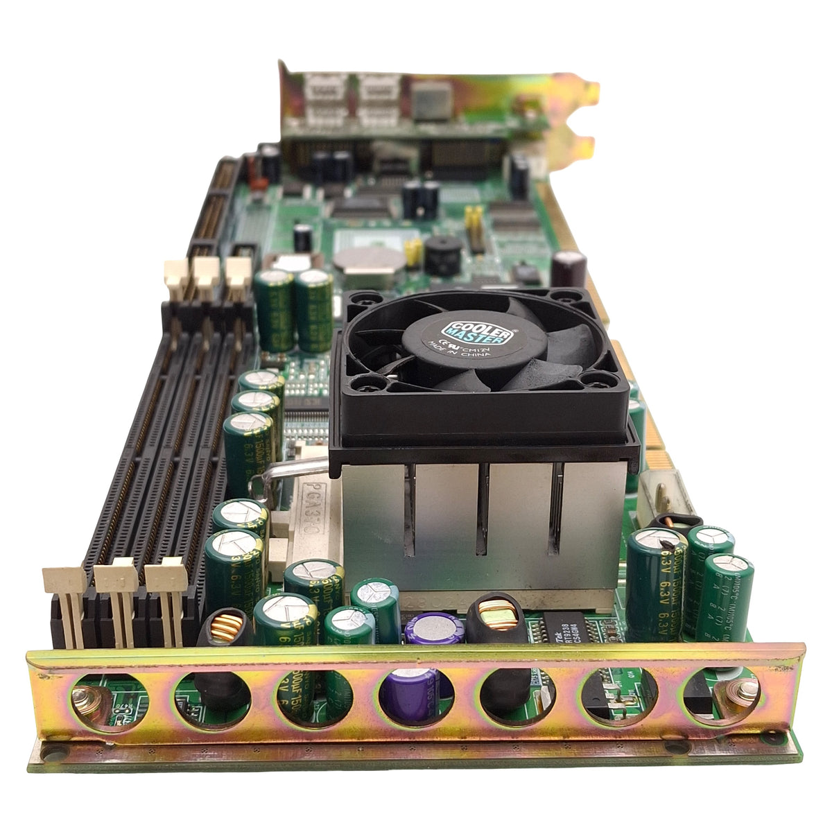 Used Advantech PCA-6180E Single board Computer, Intel P3 SL52R 1.0GHz, 3 DIMM 168-Pin