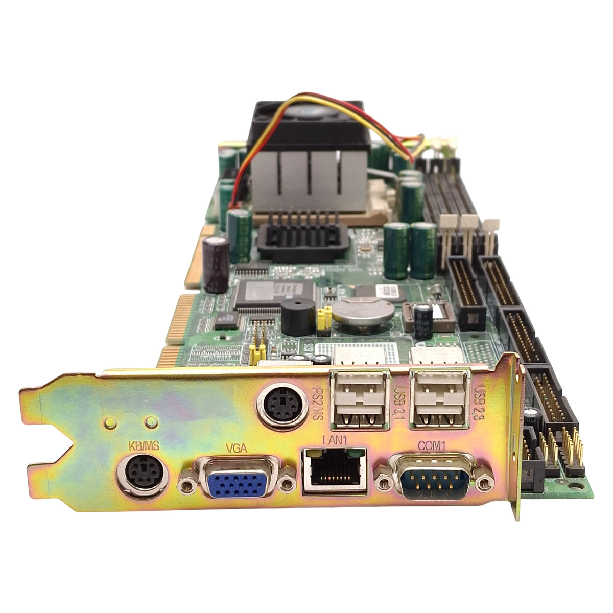 Used Advantech PCA-6180E Single board Computer, Intel P3 SL5GN 1.2GHz, 3 DIMM 168-Pin