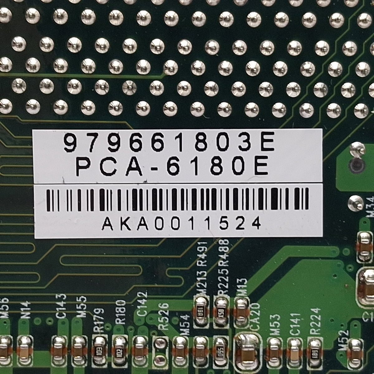 Used Advantech PCA-6180E Single board Computer, Intel P3 SL5GN 1.2GHz, 3 DIMM 168-Pin