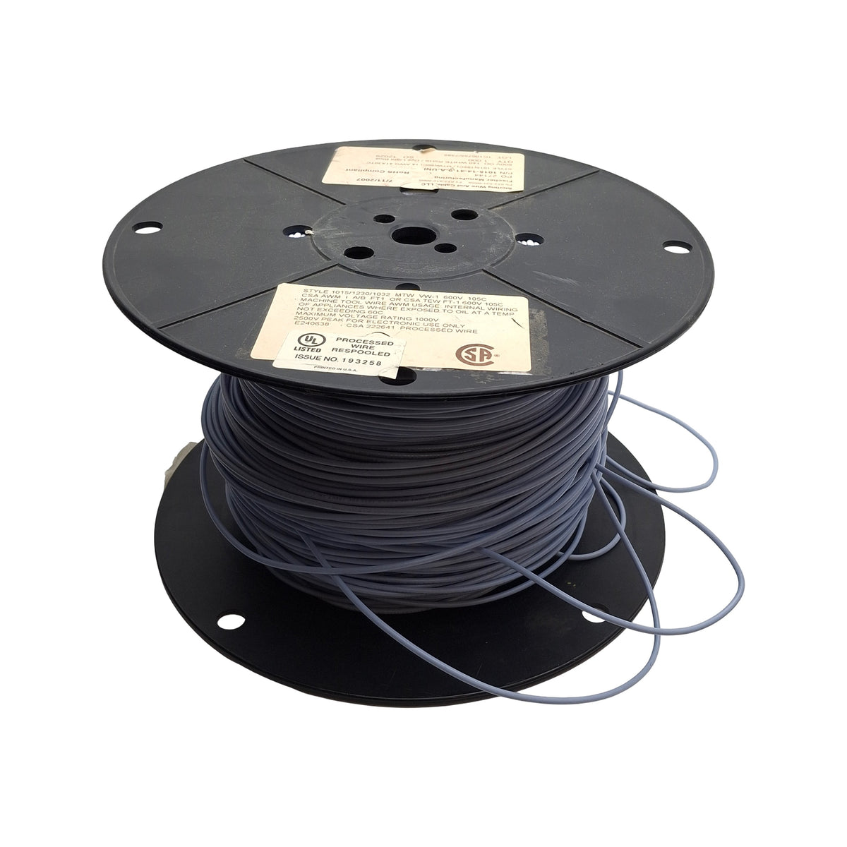 New – Open box Sterling Wire 1015-14-41-9-A-UNI Marine Wire, Light Blue,14AWG 41STR, ~570 Ft