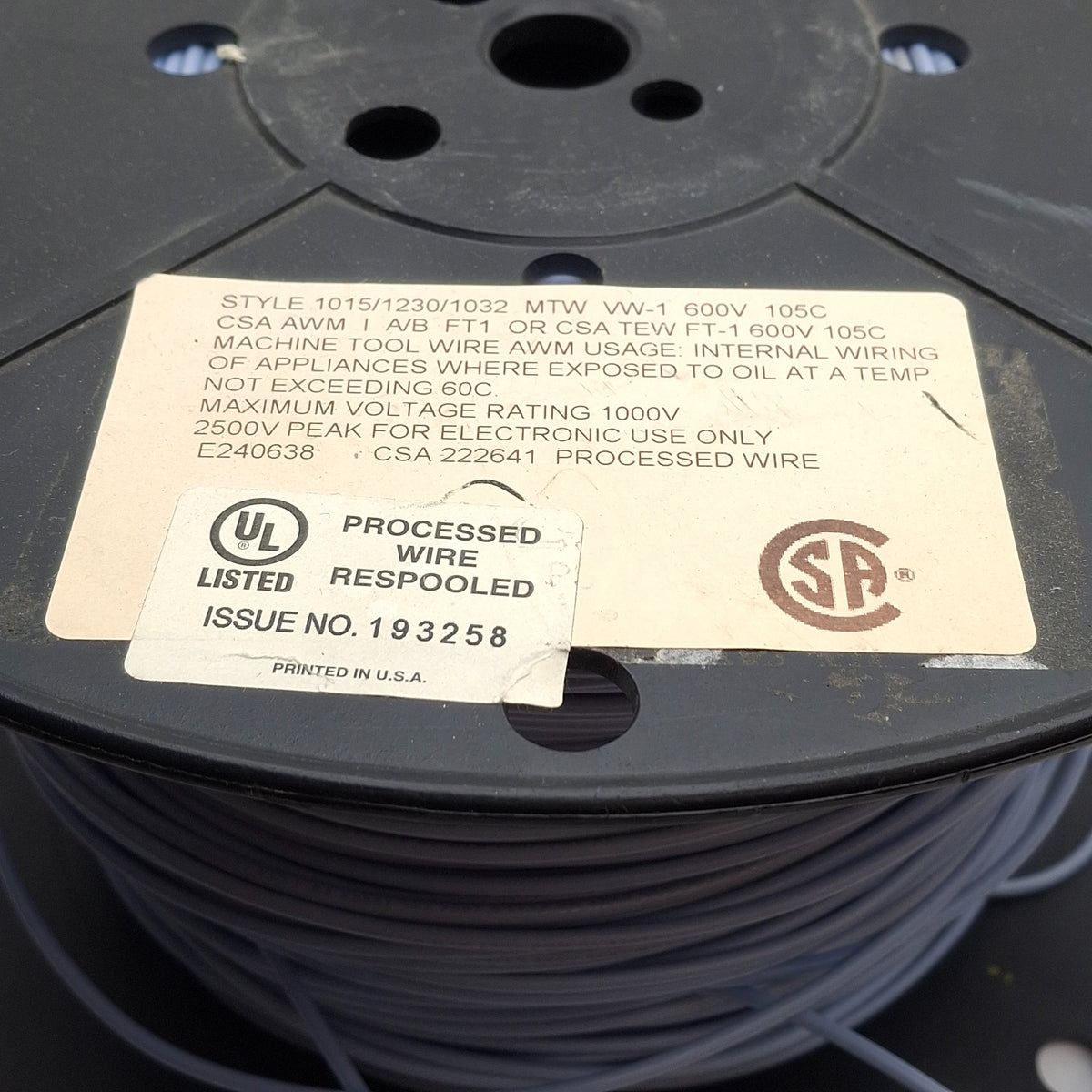 New – Open box Sterling Wire 1015-14-41-9-A-UNI Marine Wire, Light Blue,14AWG 41STR, ~570 Ft