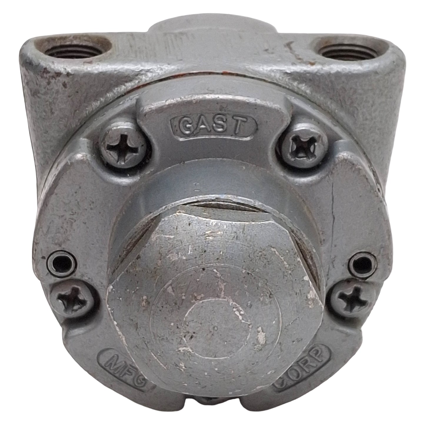 Used Gast 1AM-NCC-12 Air Motor, CCW, 100psi, 1/2HP, 10000rpm, 1/8in NPT, 3/8in Shaft