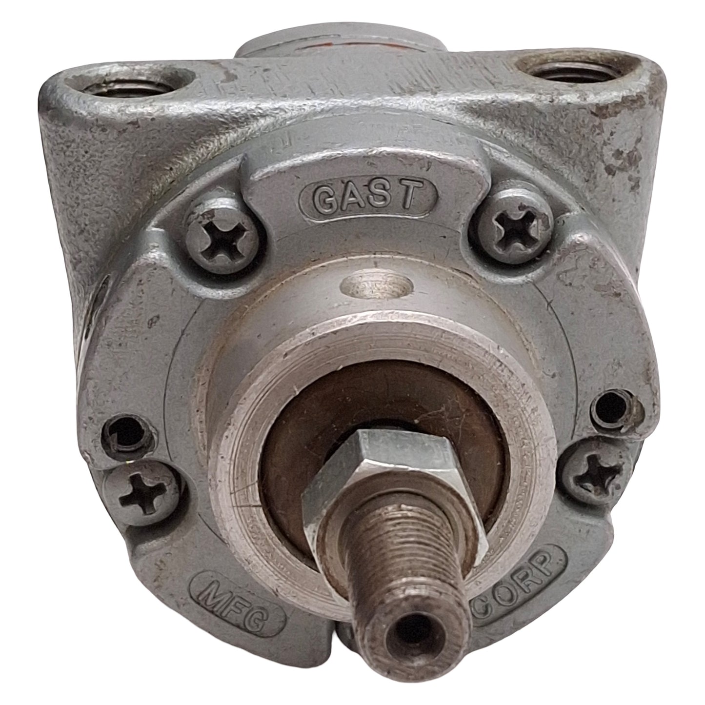 Used Gast 1AM-NCC-12 Air Motor, CCW, 100psi, 1/2HP, 10000rpm, 1/8in NPT, 3/8in Shaft