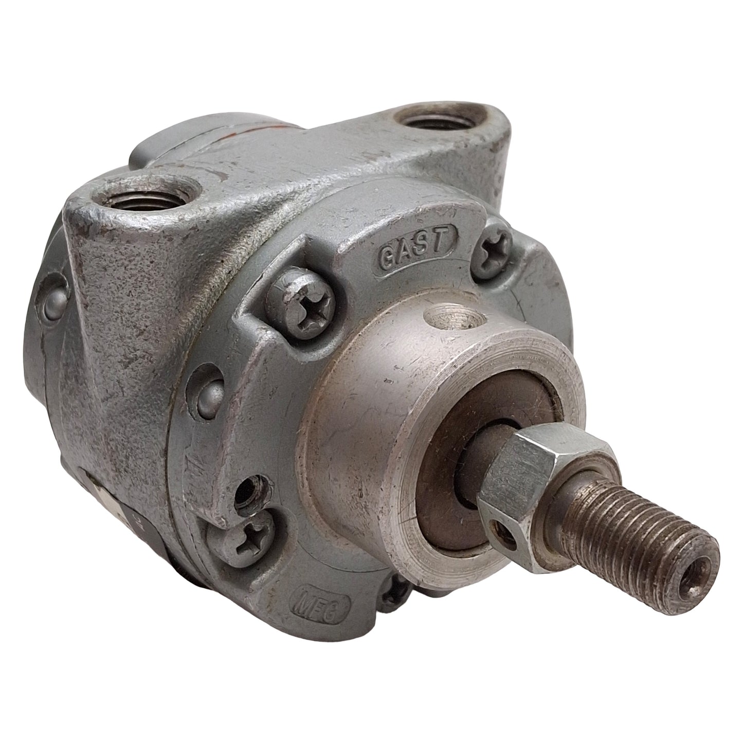 Used Gast 1AM-NCC-12 Air Motor, CCW, 100psi, 1/2HP, 10000rpm, 1/8in NPT, 3/8in Shaft