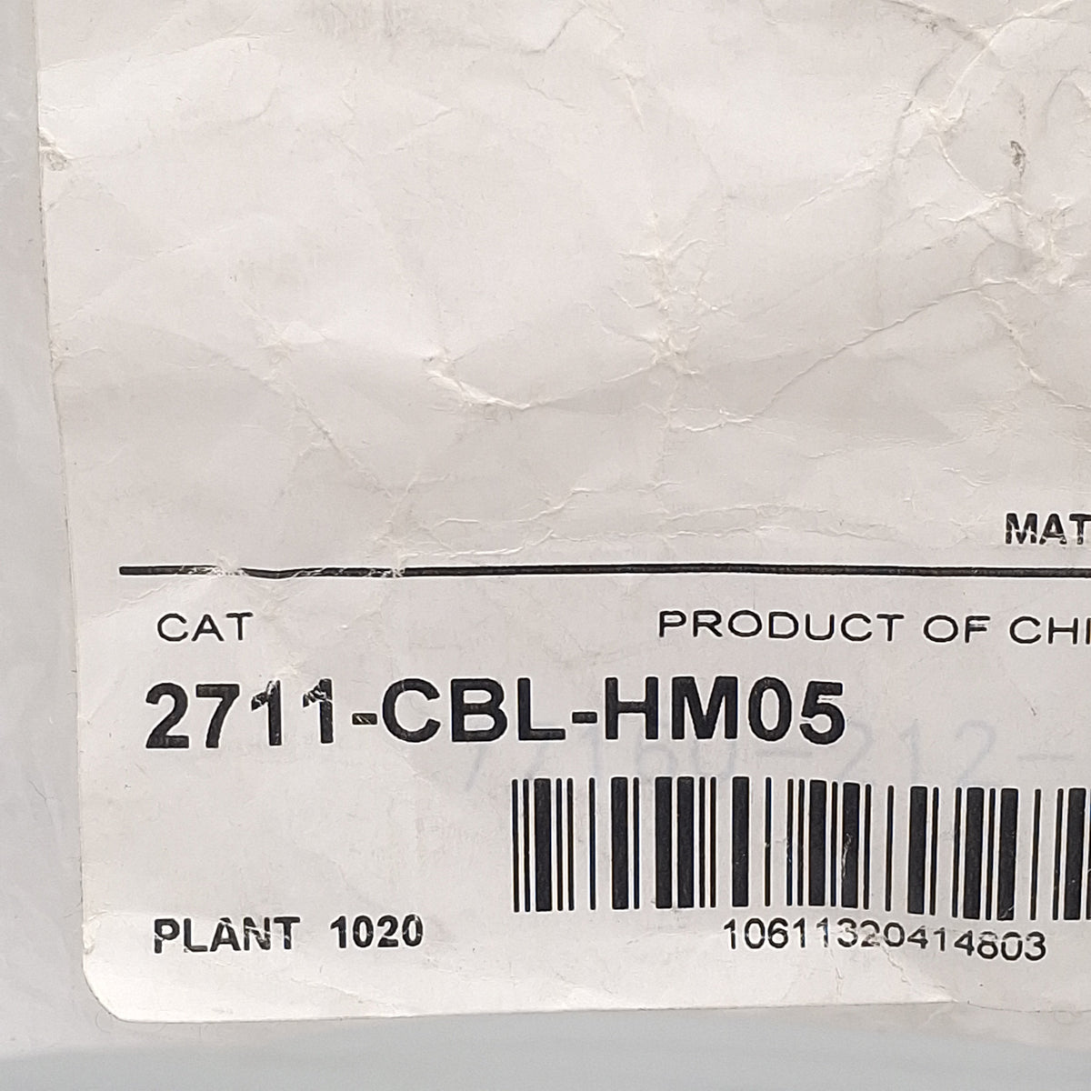 New Allen Bradley 2711-CBL-HM05 PanelView 300 Micrologix Communication Cable, 5m