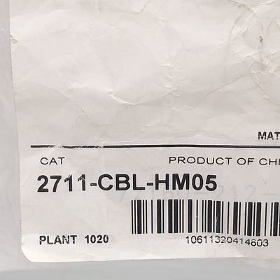 New Allen Bradley 2711-CBL-HM05 PanelView 300 Micrologix Communication Cable, 5m