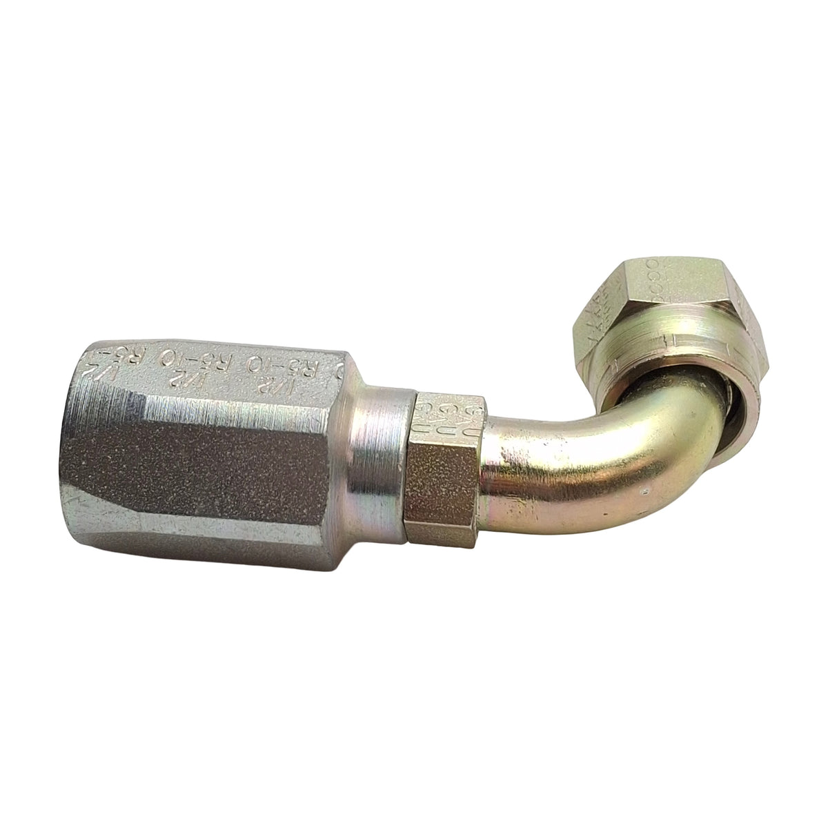 Used Parker 23920-10-10 20-Series Hydraulic Elbow, 5/8in 37° JIC Female to -10 Socket
