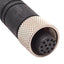 Used Banner MQDC2S-1215 Single-Ended Cordset, 30VDC 1.5A, M12 12-Pin Female, 15ft
