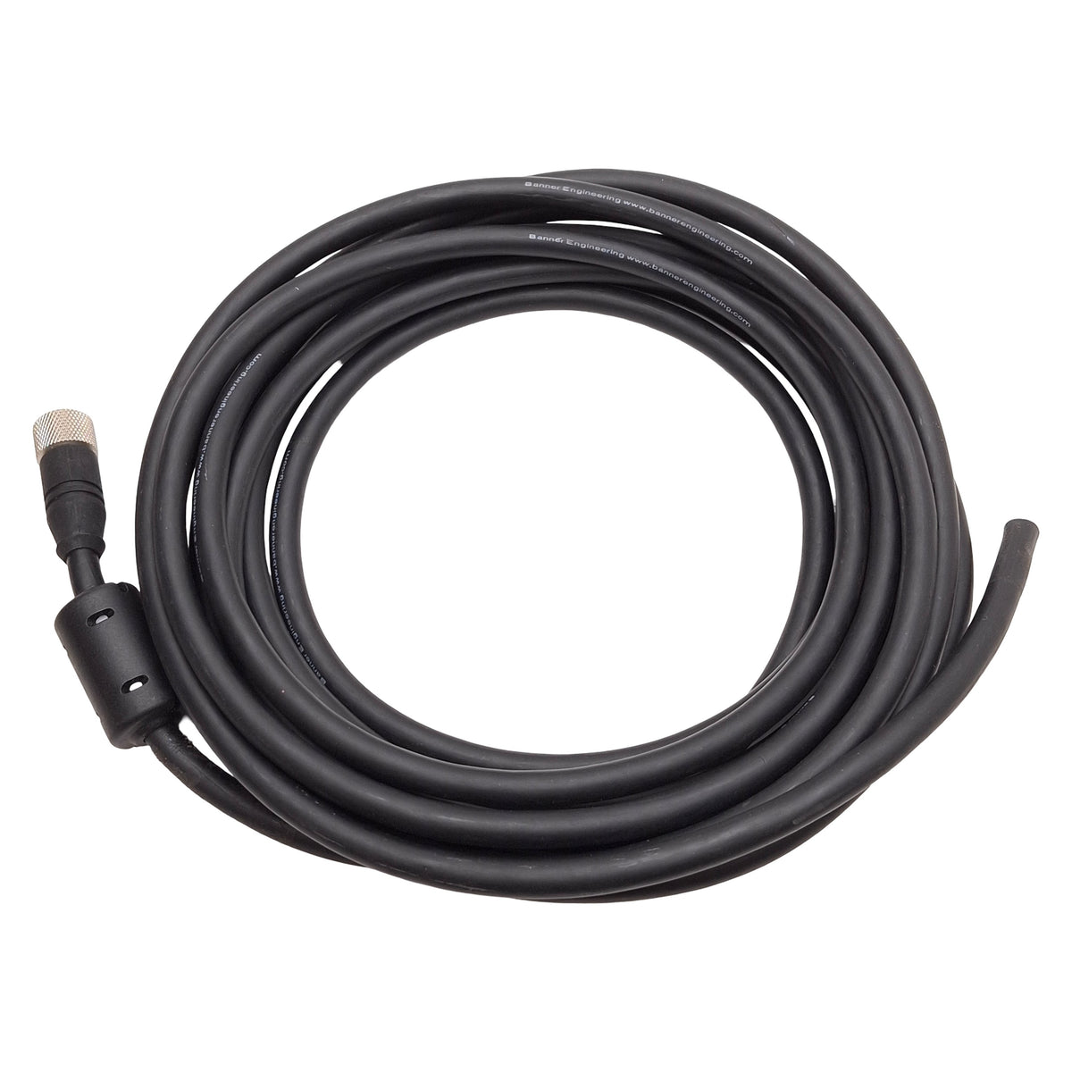 Used Banner MQDC2S-1215 Single-Ended Cordset, 30VDC 1.5A, M12 12-Pin Female, 15ft