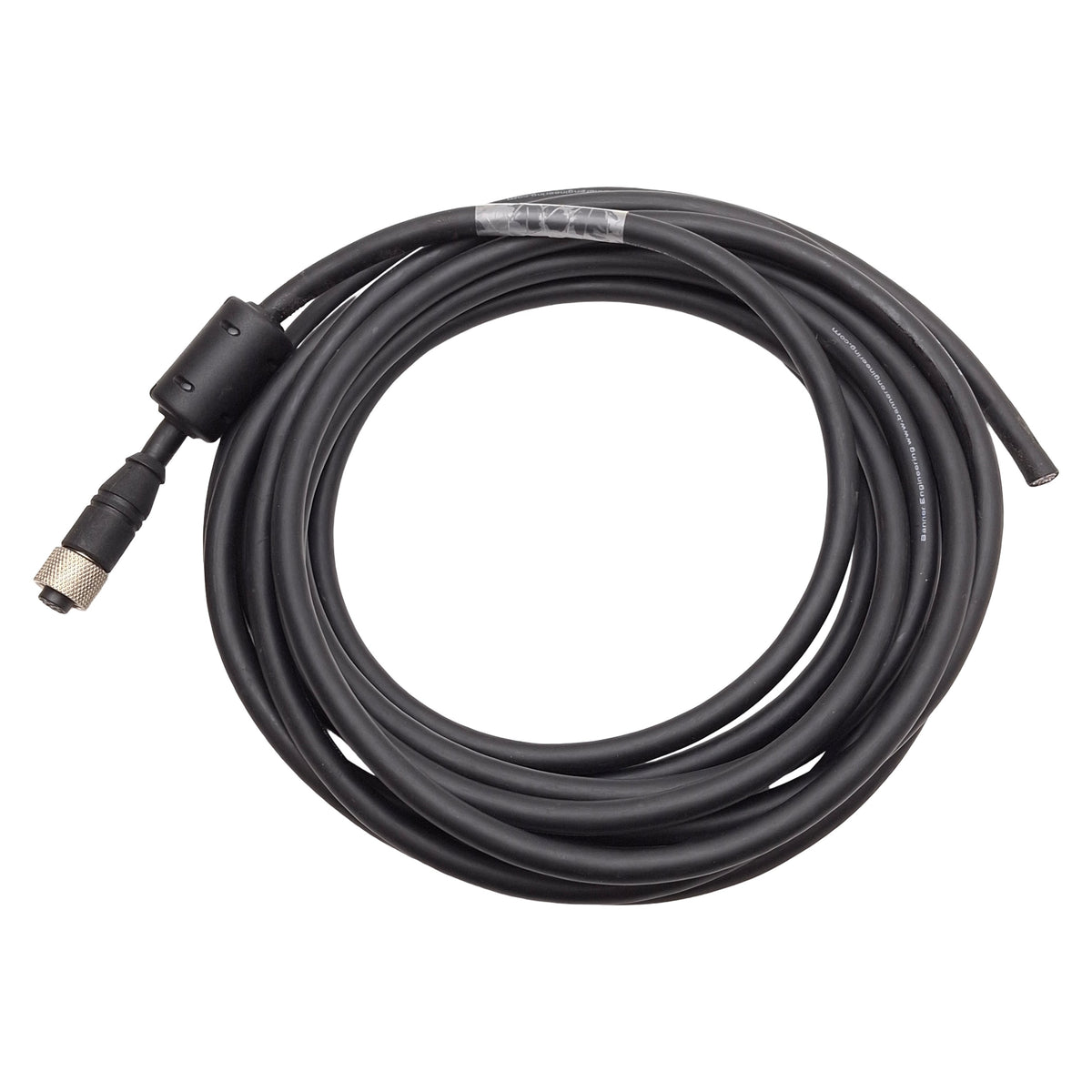 Used Banner MQDC2S-1215 Single-Ended Cordset, 30VDC 1.5A, M12 12-Pin Female, 15ft