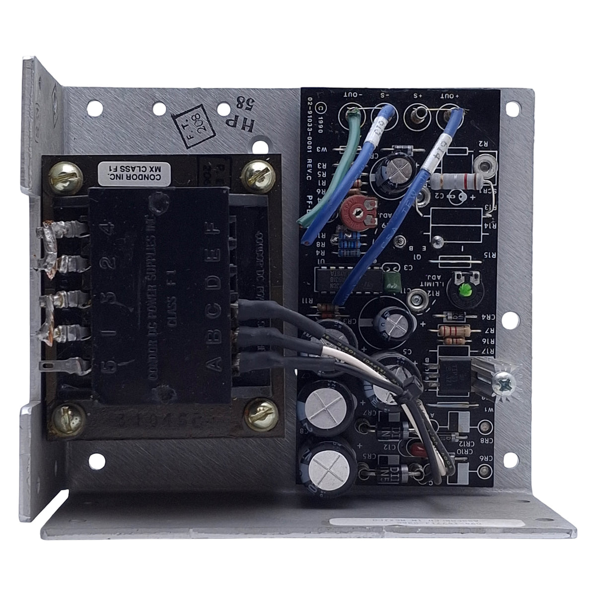 Used Condor HC15-3-A+ Linear DC Power Supply 100-240VAC In, 15VDC 3A Out, 45W