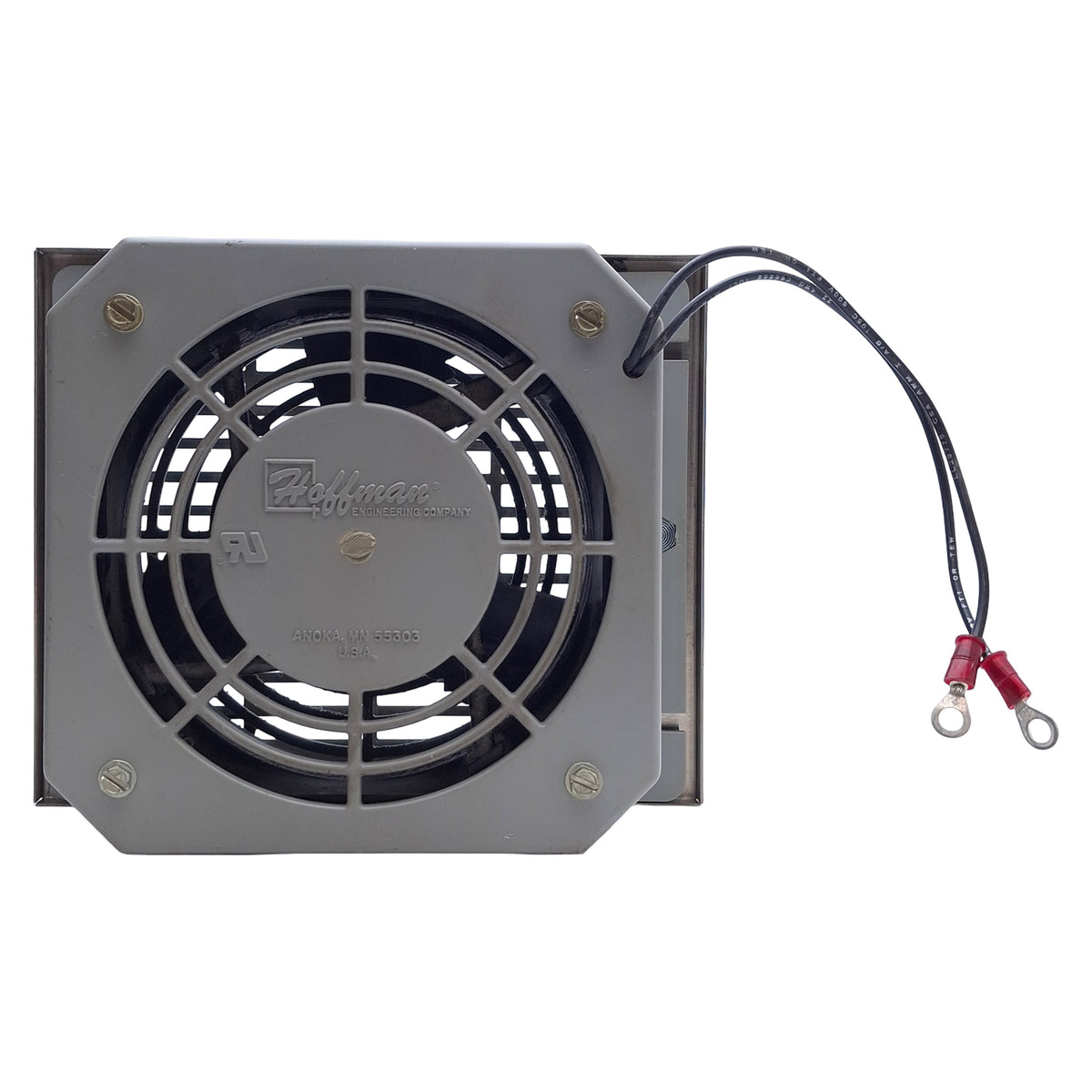 Used nVent Hoffman A-PA4AXFN Enclosure Fan Assembly w/Grille 115V AC, 7-3/8" x 6-1/8"