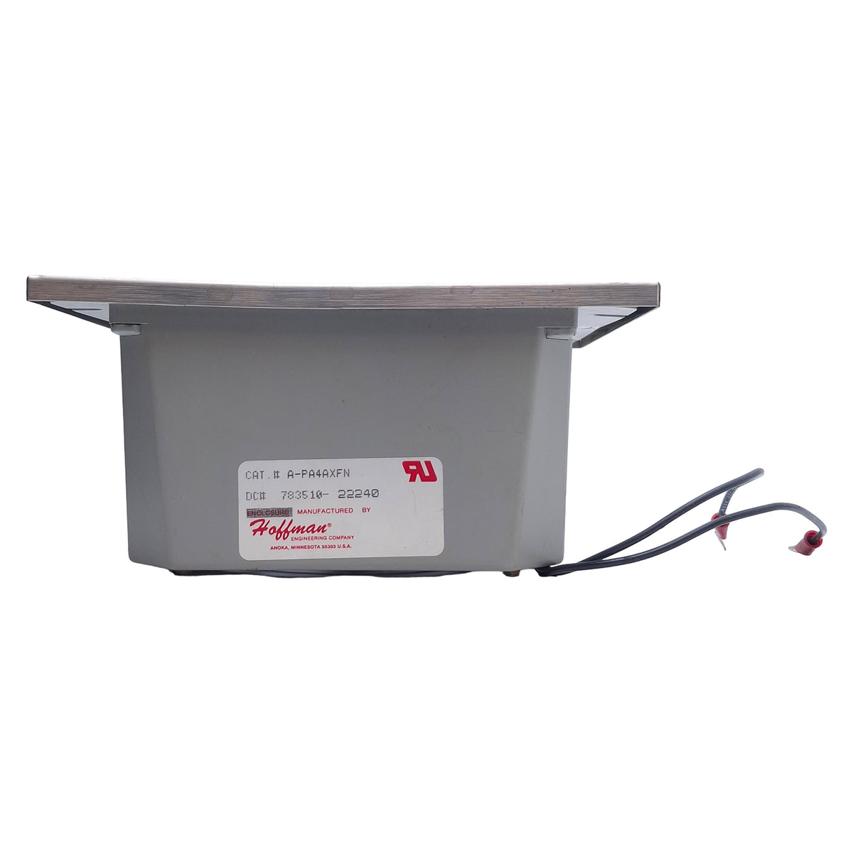 Used nVent Hoffman A-PA4AXFN Enclosure Fan Assembly w/Grille 115V AC, 7-3/8" x 6-1/8"