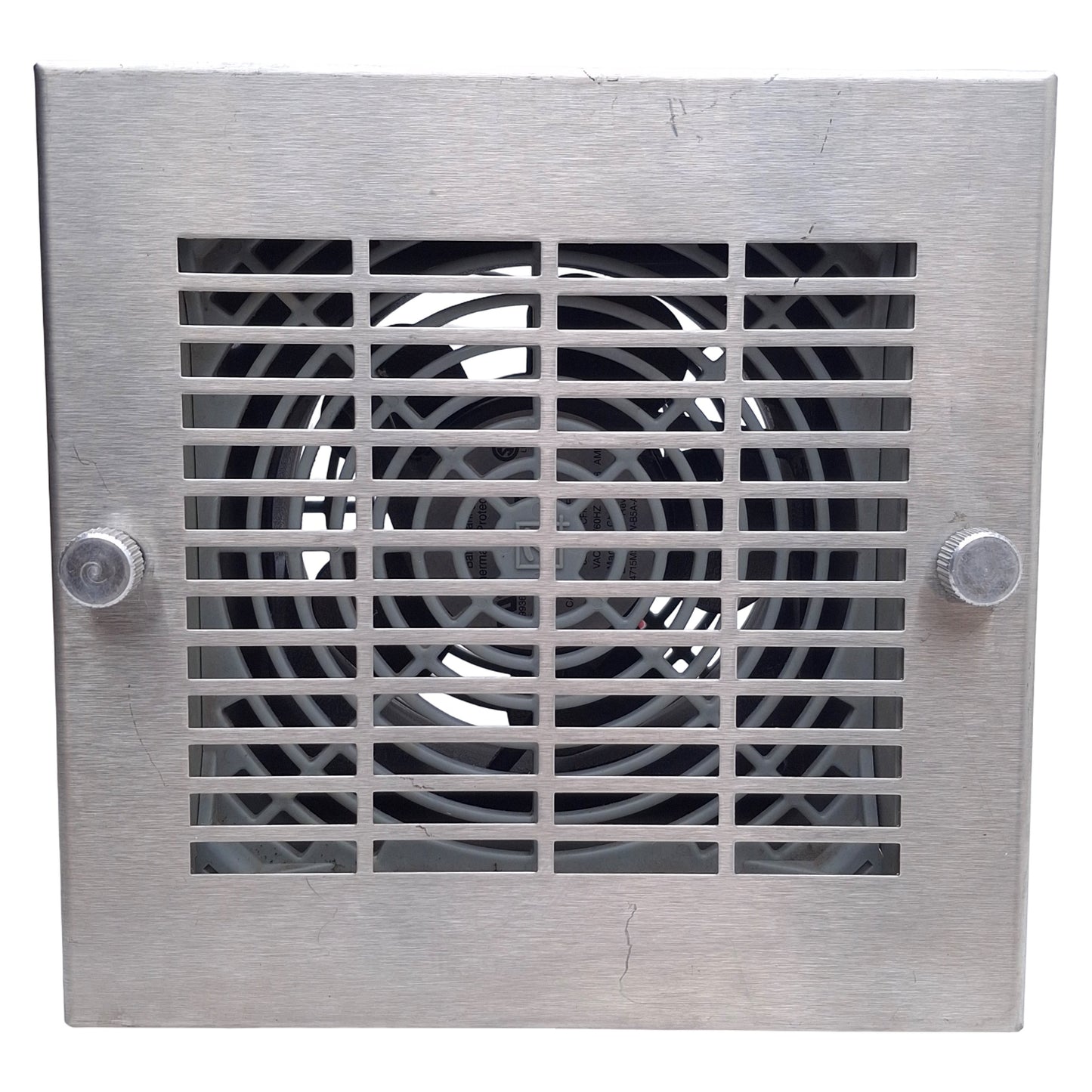 Used nVent Hoffman A-PA4AXFN Enclosure Fan Assembly w/Grille 115V AC, 7-3/8" x 7-1/4"