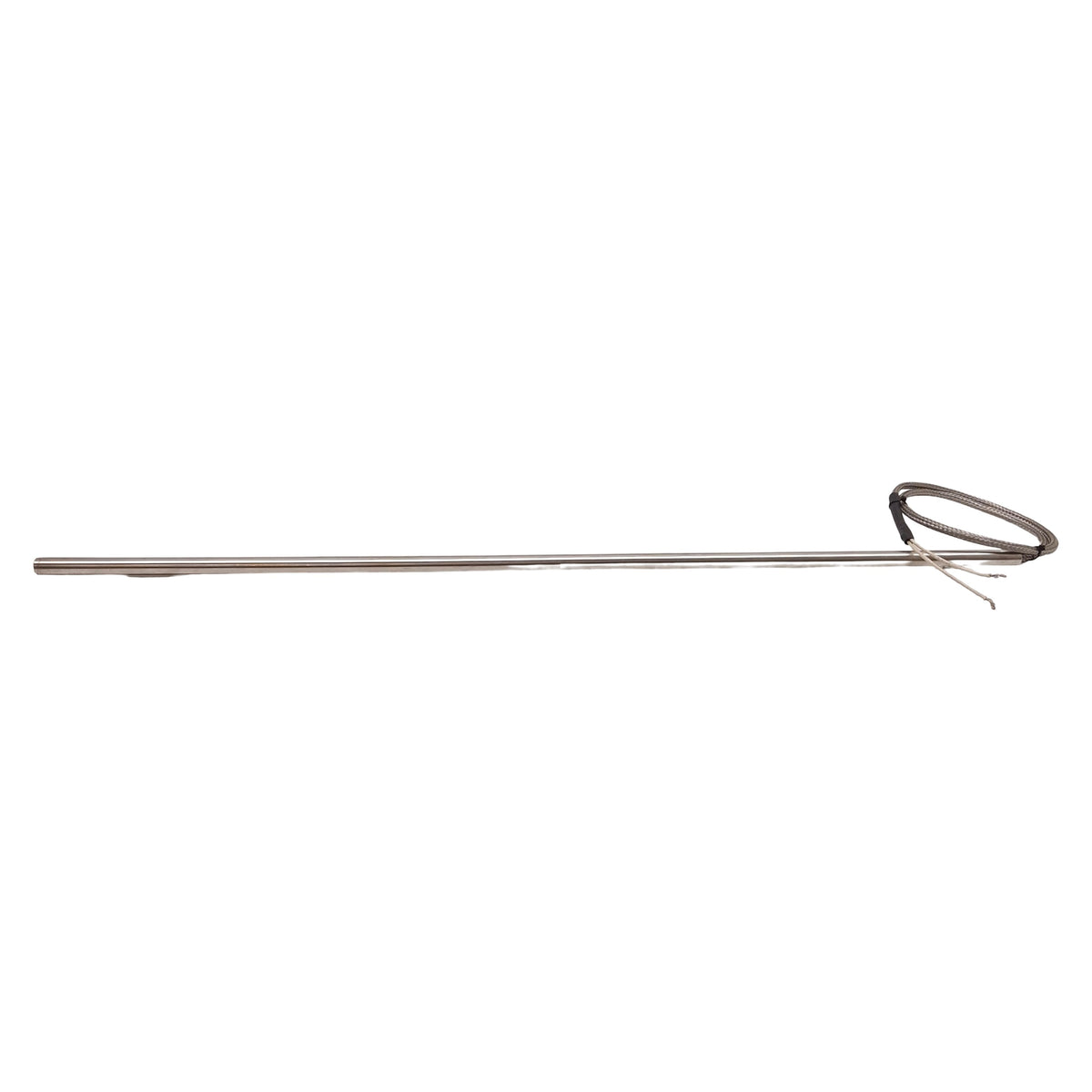 Used Entherm CHJ28A21K24SB Cartridge Heater 1000W 240VAC ø1/2in x 28in, 24in SS Braid
