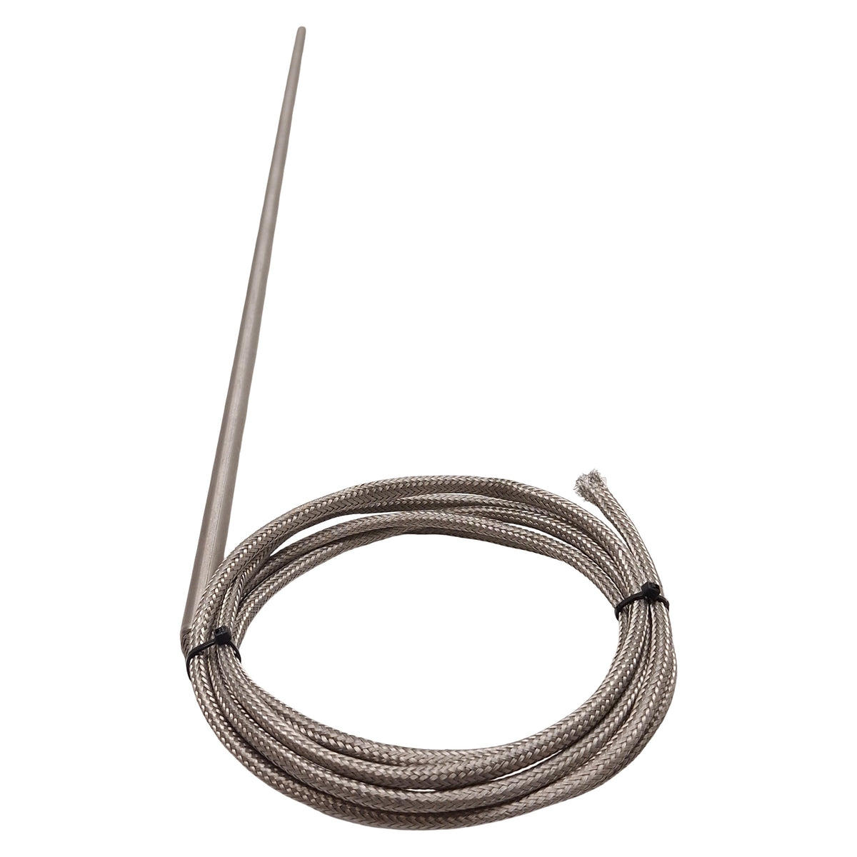 Used Ogden MXEG28E1997 Cartridge Heater, 800W 240VAC, ø3/8in x 28in, 7ft SS Overbraid