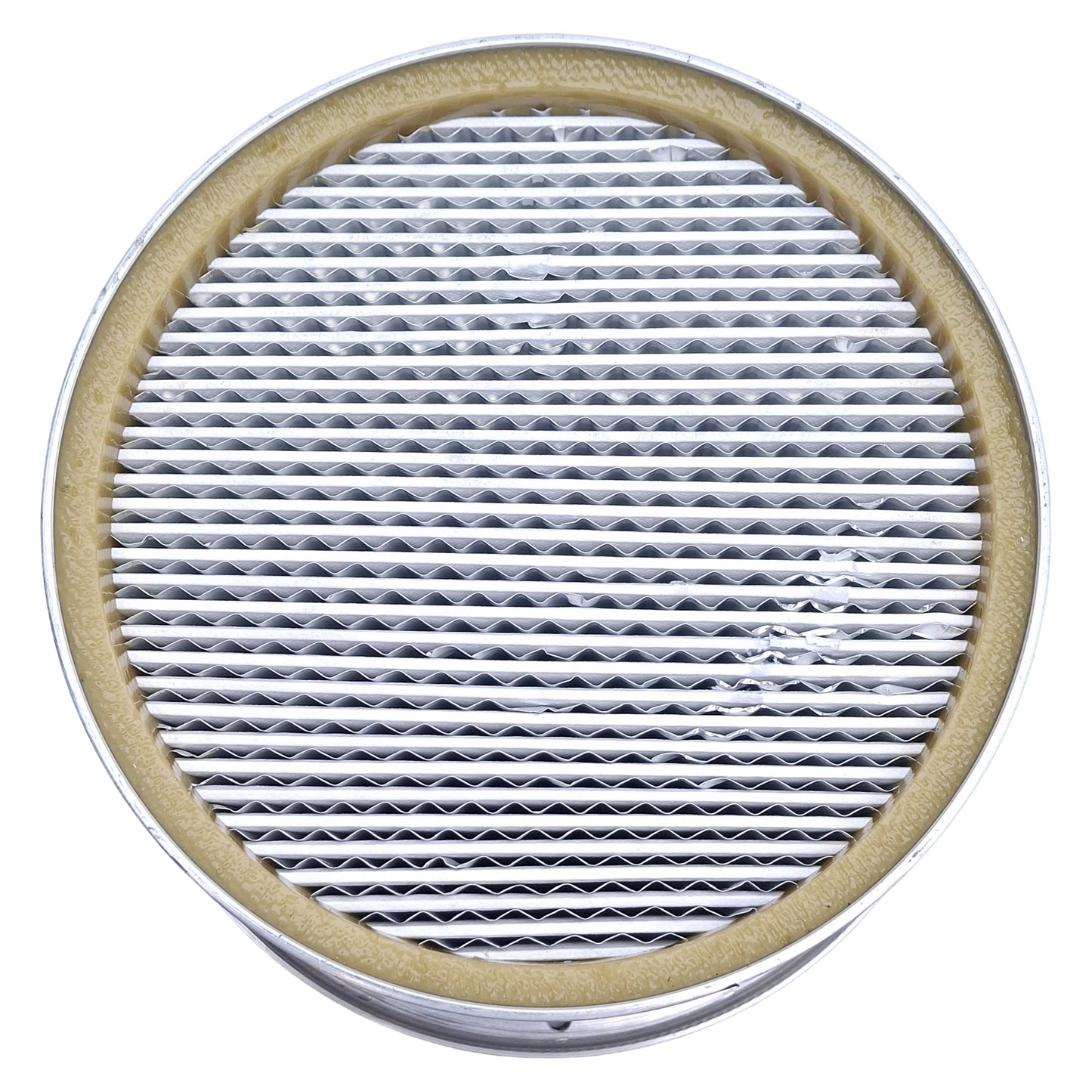Used C-VAC 6286H1 Aluminum Frame HEPA Filter For Minuteman Vacuums, 100CFM, ø8in