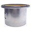 Used C-VAC 6286H1 Aluminum Frame HEPA Filter For Minuteman Vacuums, 100CFM, ø8in