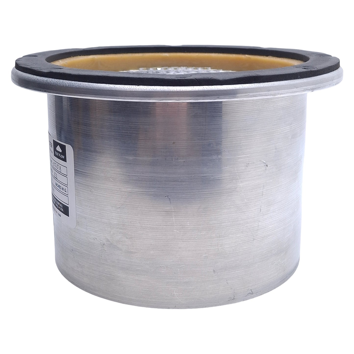 Used C-VAC 6286H1 Aluminum Frame HEPA Filter For Minuteman Vacuums, 100CFM, ø8in