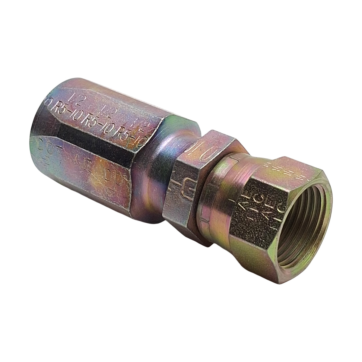 New – Open box Parker 20820-10-10 Hydraulic Fitting 5/8in 37° JIC Female to -10 Socket
