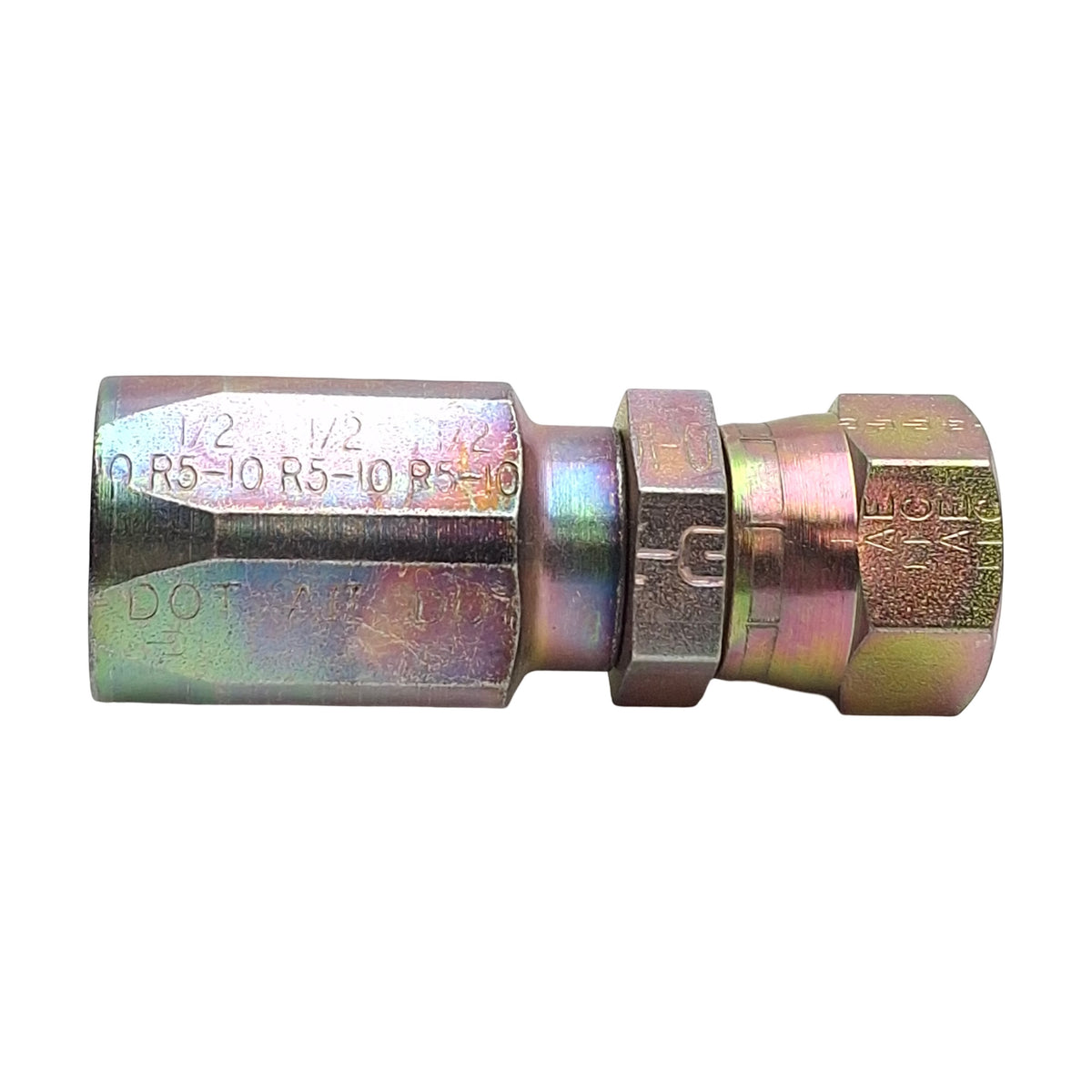 New – Open box Parker 20820-10-10 Hydraulic Fitting 5/8in 37° JIC Female to -10 Socket