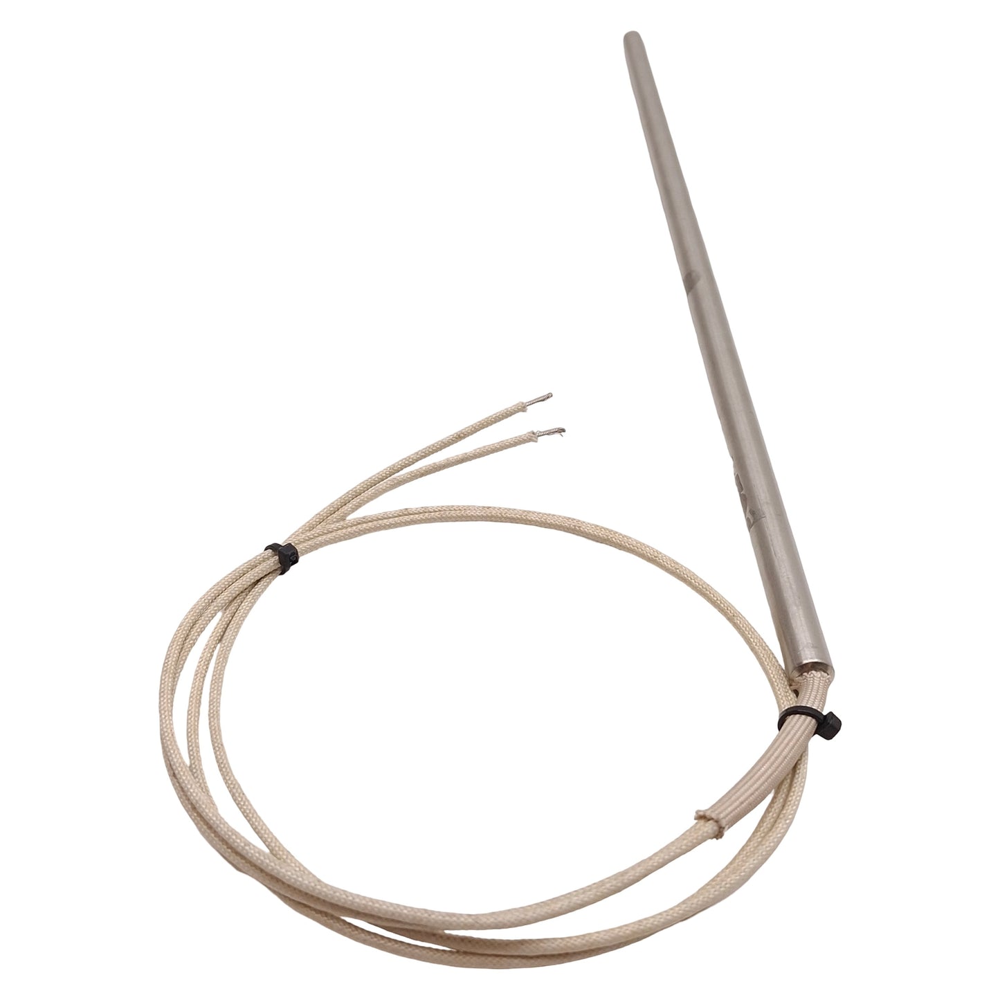 Used Entherm CHG13A21200H Cartridge Heater, 1200W 208VAC, ø3/8in x 15in, 27in Lead