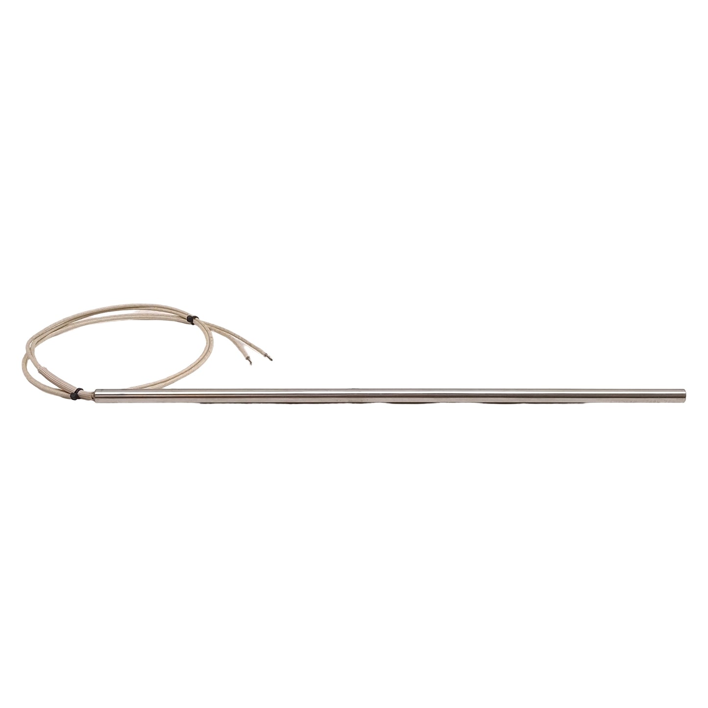 Used Entherm CHG13A21200H Cartridge Heater, 1200W 208VAC, ø3/8in x 15in, 27in Lead