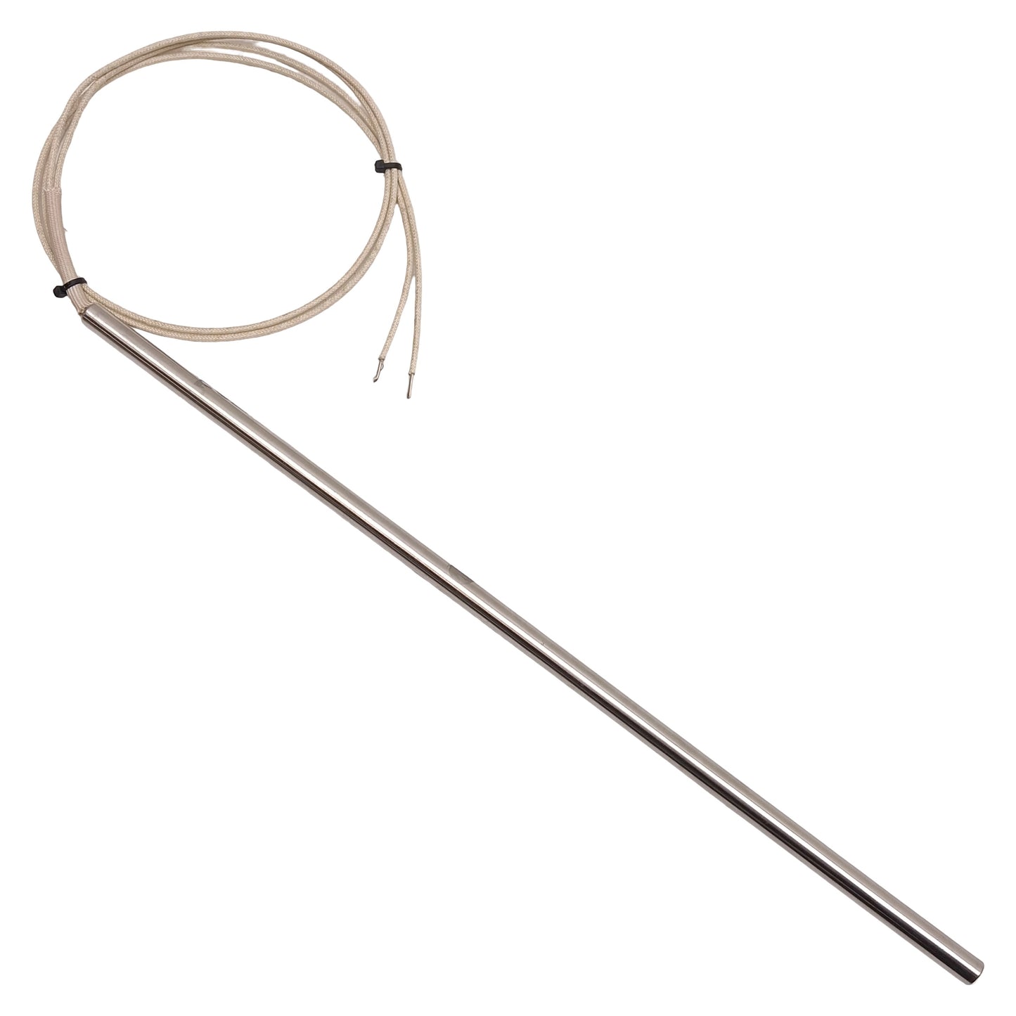 Used Entherm CHG13A21200H Cartridge Heater, 1200W 208VAC, ø3/8in x 15in, 27in Lead