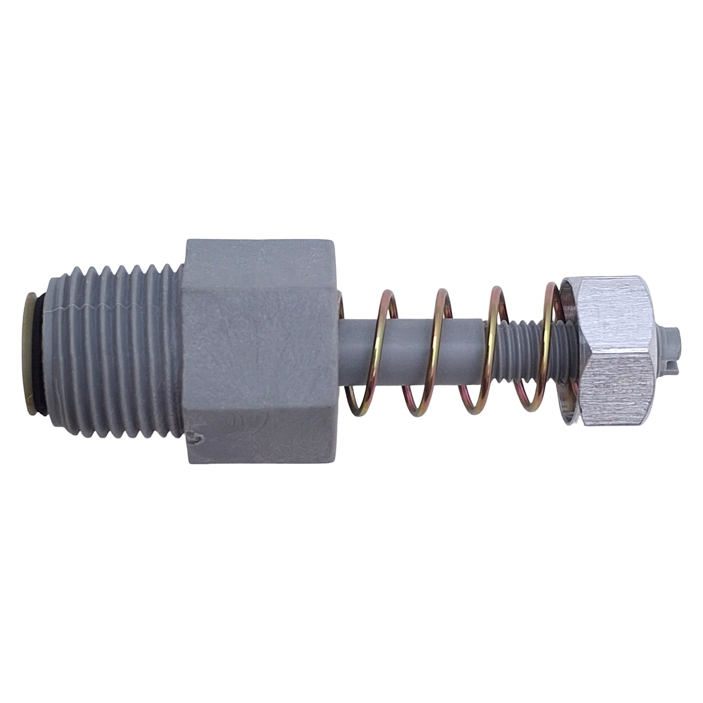 Used Gast AA840A Vacuum Relief Valve, Nylon Material, 5-27inHg Range, 3/8 NPT Thread