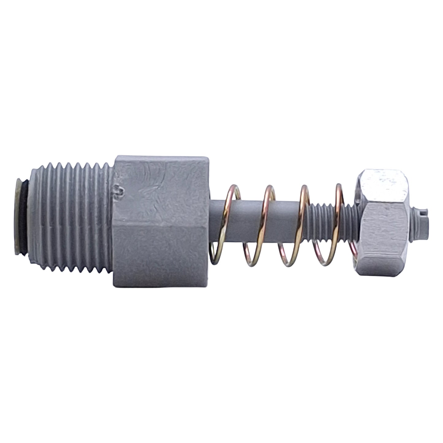 Used Gast AA840A Vacuum Relief Valve, Nylon Material, 5-27inHg Range, 3/8 NPT Thread