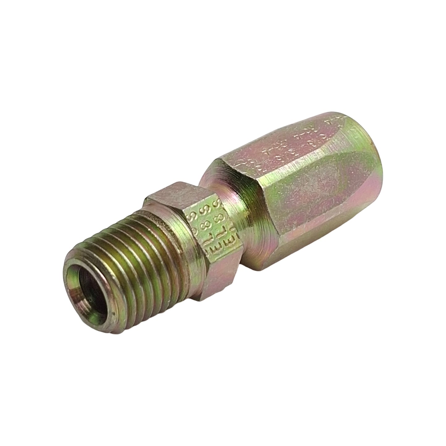 New – Open box Lot of 2 Parker 20120-4-4 Hydraulic Fitting 1/4in NPT Male to -4 Hose Socket