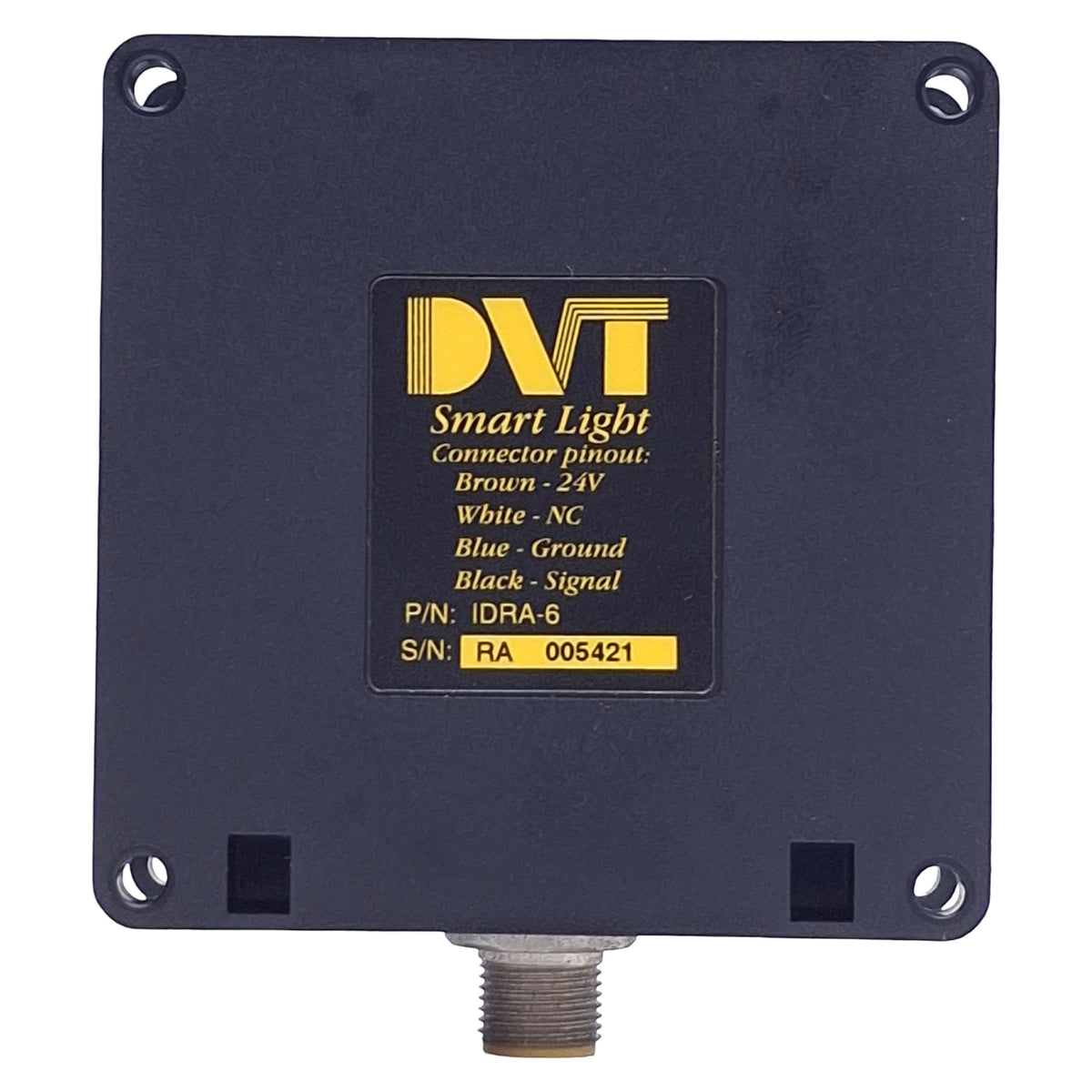 Used DVT Cognex IDRA-6 Smart Light Red LED Strobe, 80mm x80mm, M12 4-Pin Male, 24VDC
