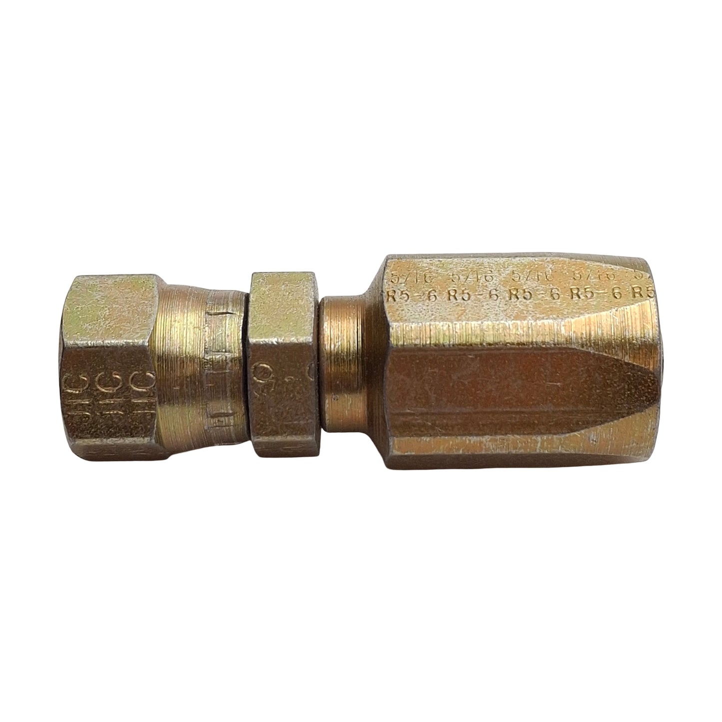 New – Open box Lot of 2 Parker 2620-6-6 Hydraulic Fitting, 3/8in 37° JIC Female, -6 Hose Socket