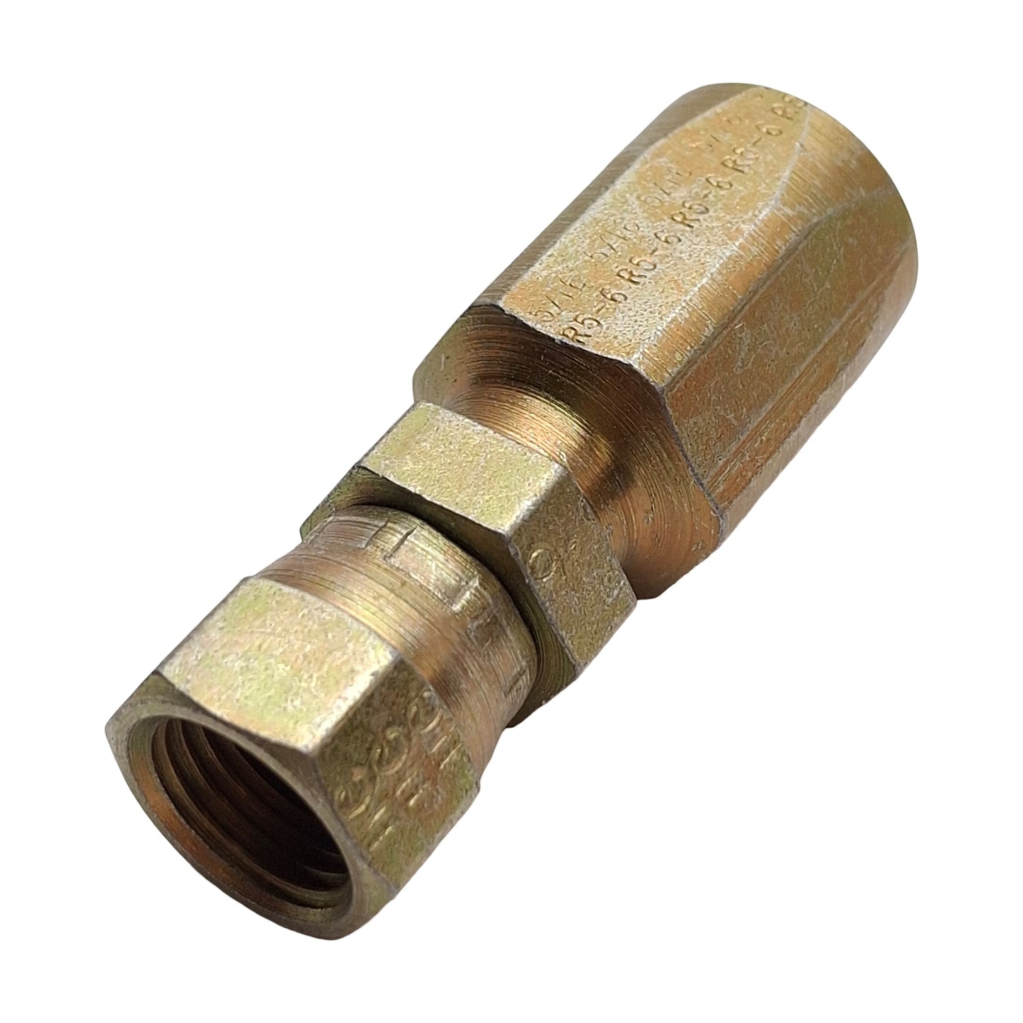 New – Open box Lot of 2 Parker 2620-6-6 Hydraulic Fitting, 3/8in 37° JIC Female, -6 Hose Socket