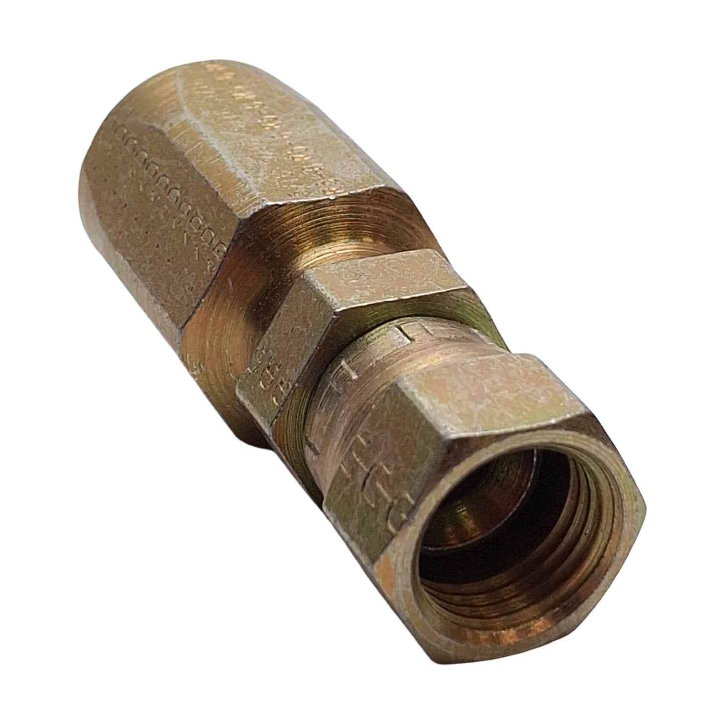 New – Open box Lot of 2 Parker 2620-6-6 Hydraulic Fitting, 3/8in 37° JIC Female, -6 Hose Socket