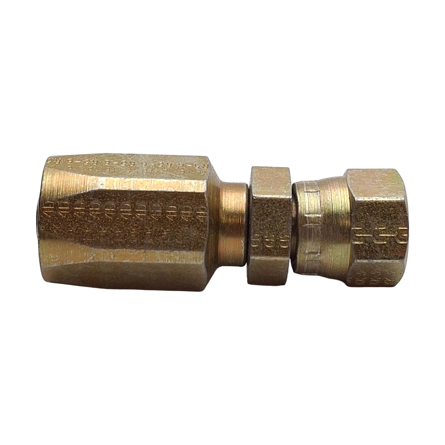 New – Open box Lot of 2 Parker 2620-6-6 Hydraulic Fitting, 3/8in 37° JIC Female, -6 Hose Socket