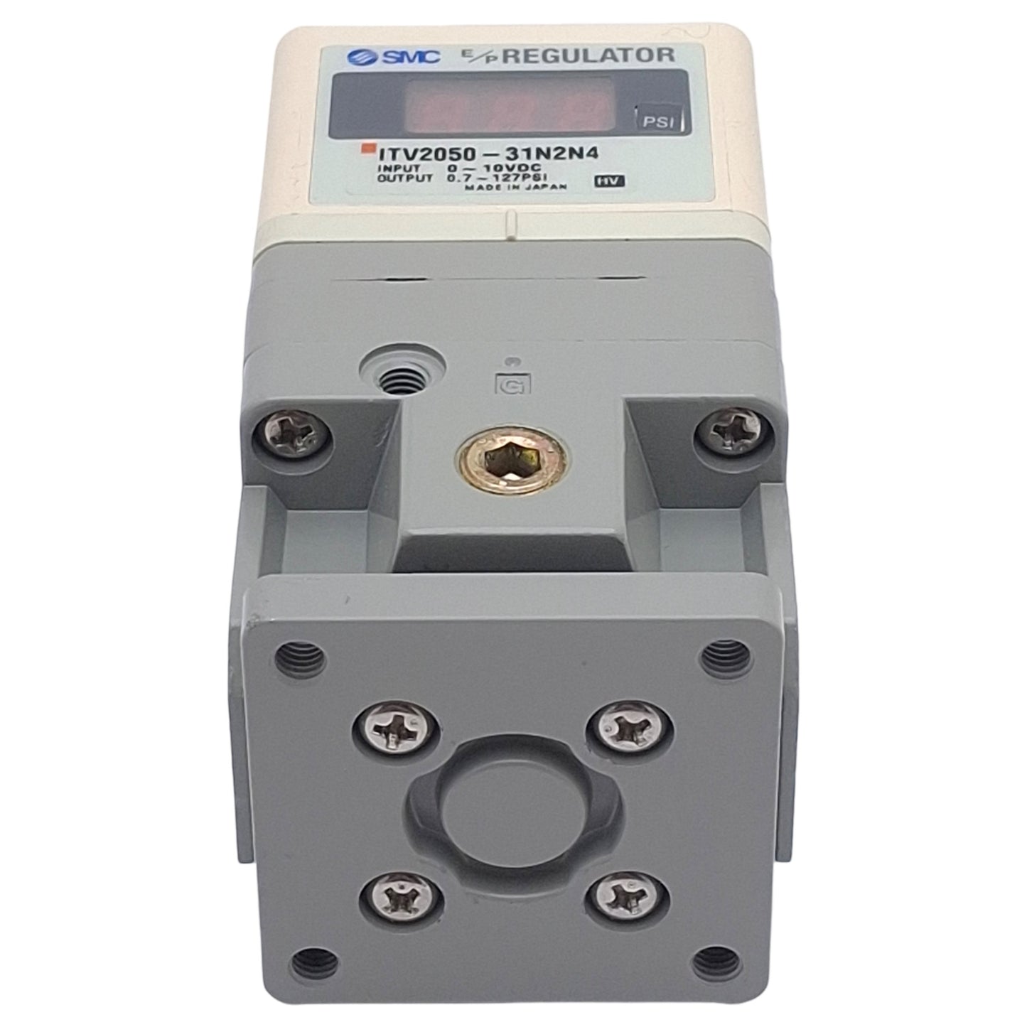 Used SMC ITV2050-31N2N4 Electro-Pneumatic Regulator, 0.7-127psi, 24VDC, 1500L/min