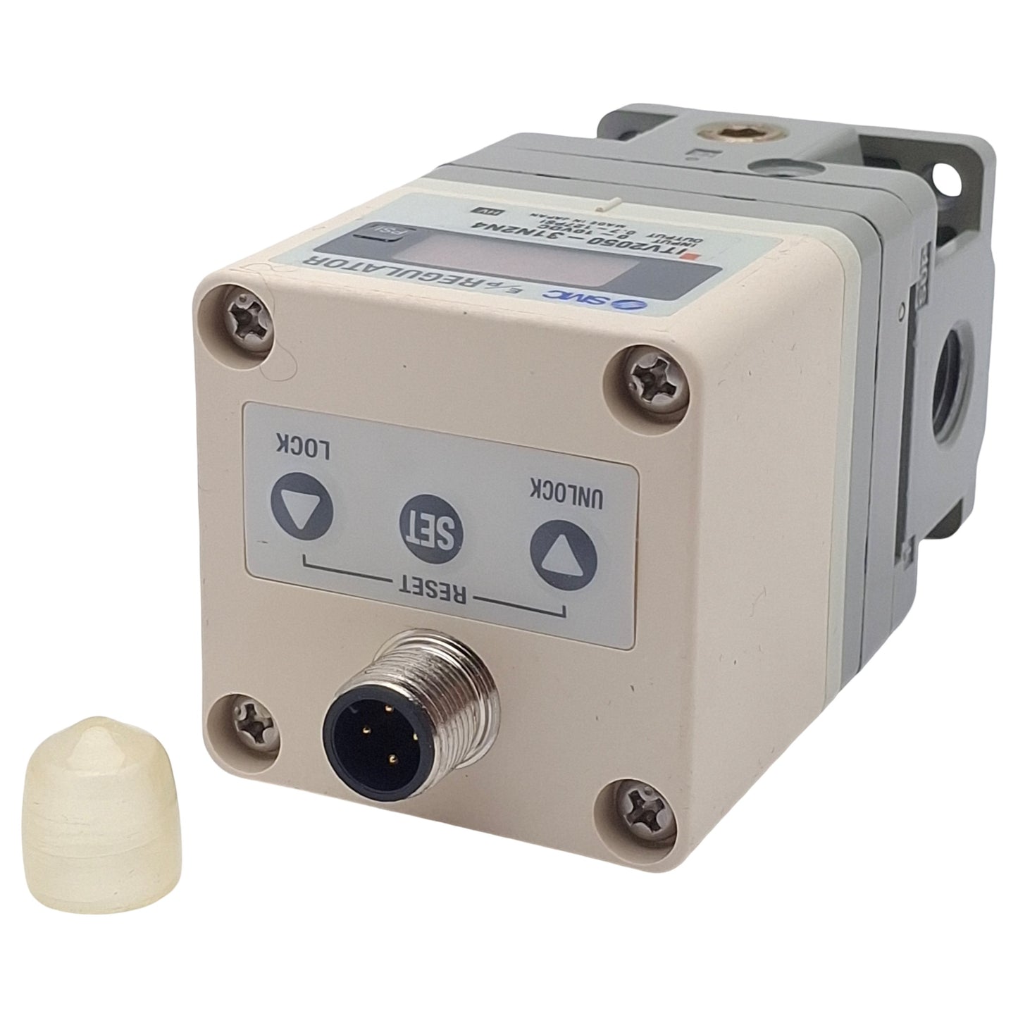Used SMC ITV2050-31N2N4 Electro-Pneumatic Regulator, 0.7-127psi, 24VDC, 1500L/min
