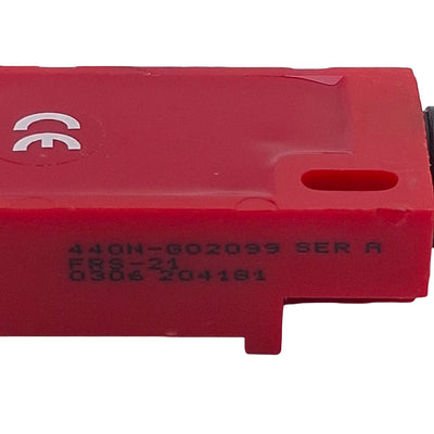 Used Allen Bradley 440N-G02099 Safety Non-Contact Switch, 2NC/1NO 1A 24VDC, 6-Pin M12