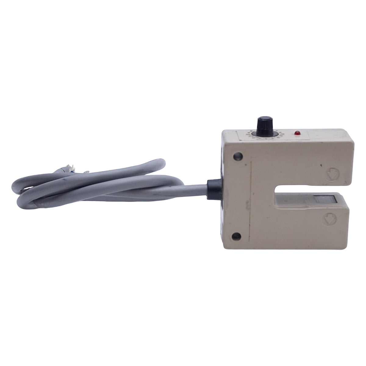 Used SunX RT-610-10R Photoelectric Sensor NPN, 10mm Range, 12-24VDC, 3ft Cable