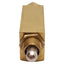 Used Clippard MJTV-3 Brass Toggle Valve, 3-Way Normally Closed, 300psig, 1/8in NPT